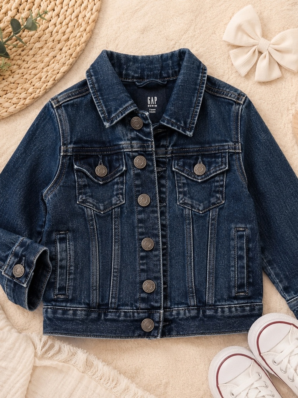 GAP Kids Classic Denim Jacket Dark Wash